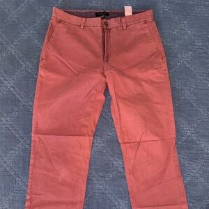 Banana Republic Mens Aiden Chino Size 32x34 NWT Dark Red